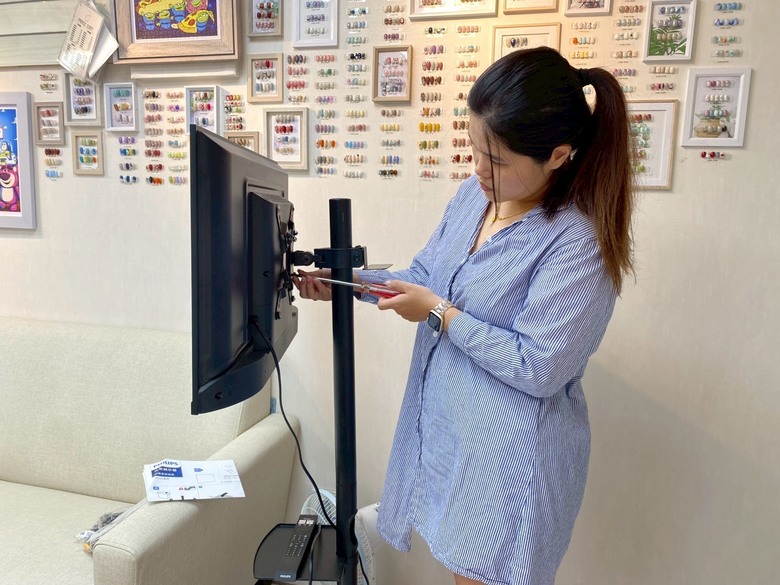 分享電視立架組合 飛利浦32PHH6509｜小資美甲店好用升級