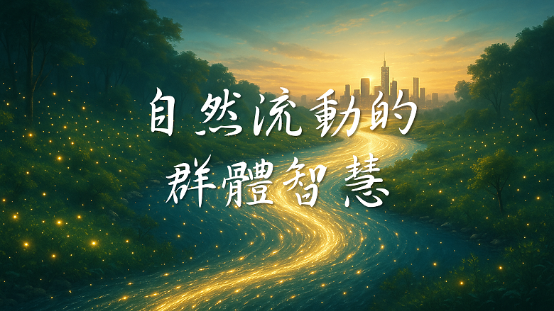 自然流動的群體智慧 — 致虛極，守靜篤。萬物並作，吾以觀復。