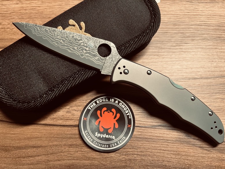 SPYDERCO ENDURA 大馬士革折刀