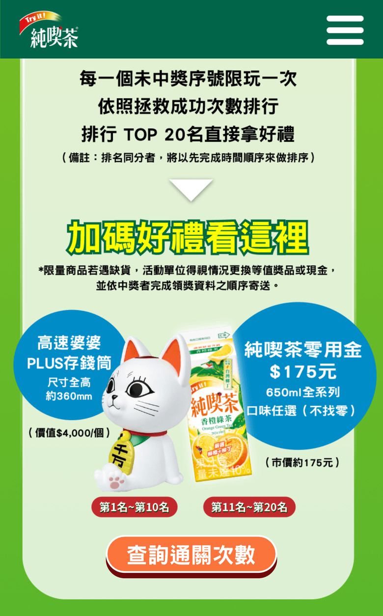 純喫茶x膽大黨活動，小遊戲衝榜送4千元周邊你會參加嗎？