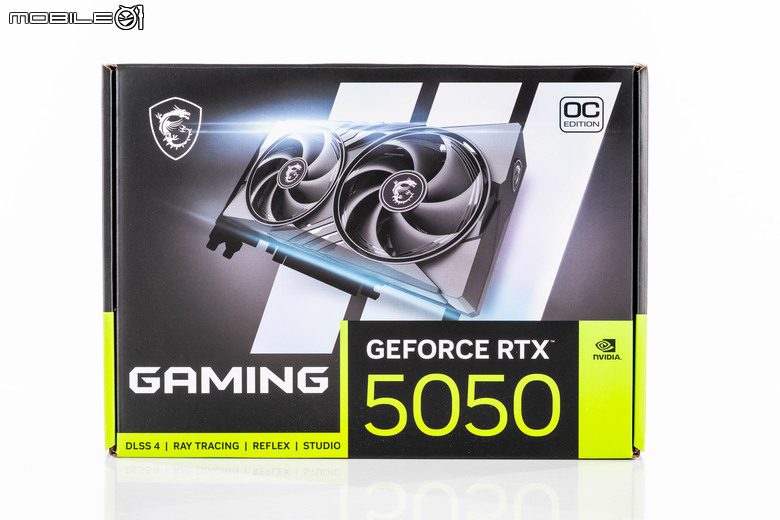微星 GeForce RTX 5050 8G Gaming OC 顯示卡開箱實測 最平價 RTX 50 顯卡真便宜還是智商稅？
