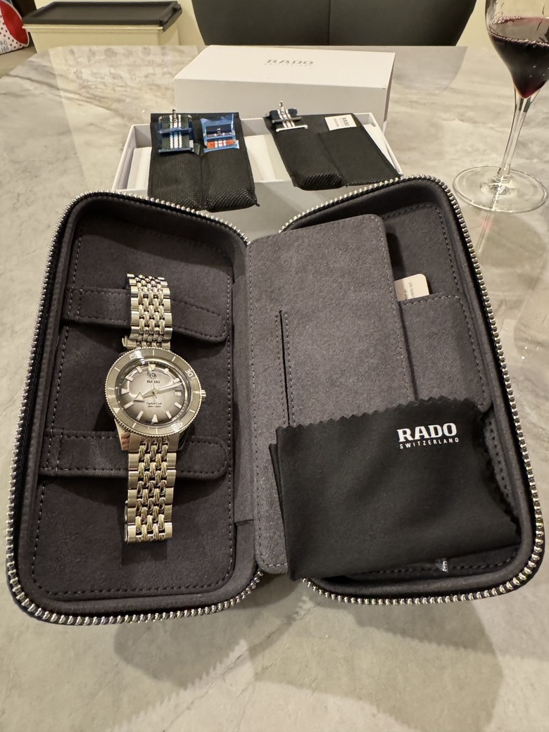 點我看大圖 開箱_RADO_Captain Cook ft. Tennis Limited Edition