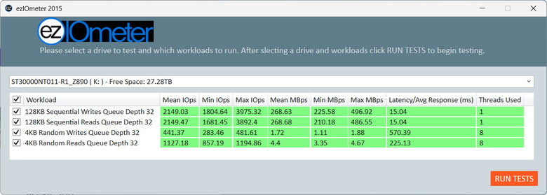 【開箱簡測】Seagate NAS (那嘶狼) IronWolf Pro 30TB ST30000NT011 硬碟效能簡測 (圖多)