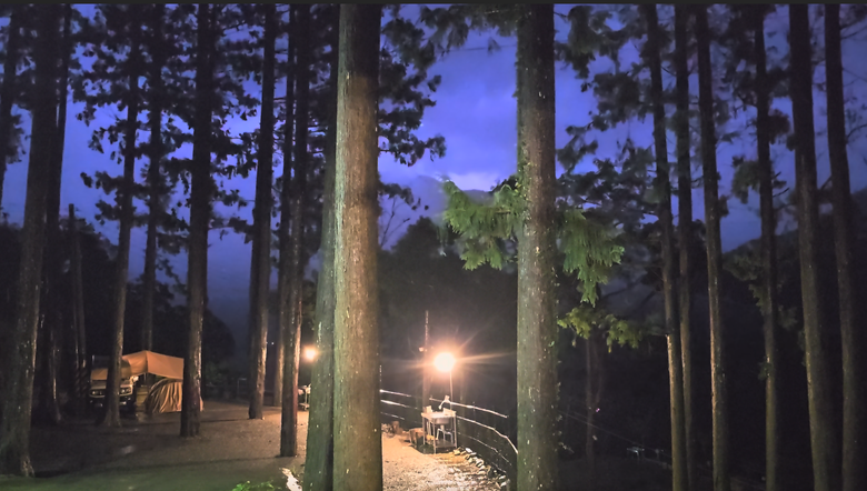 第一次露到心累｜閃落石、涉水，在大雨濃霧、雷電交加中露營｜海拔1100公尺高山｜#沐玥星空露營區