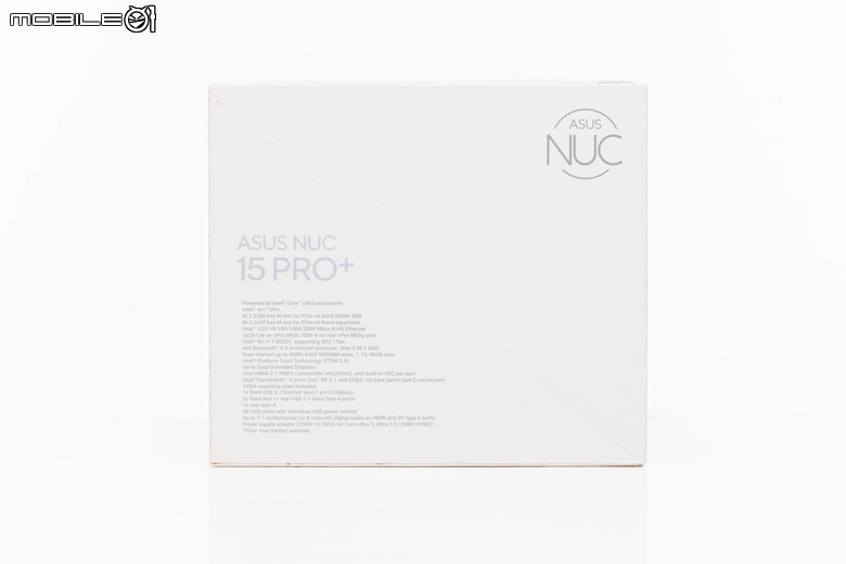 ASUS NUC 15 Pro Plus 開箱實測 在小巧體積內具備記憶體／SSD 擴充能量