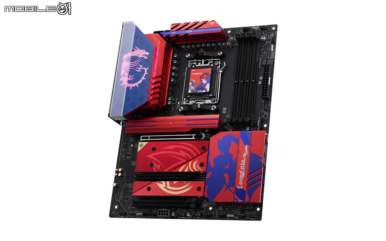 微星 GeForce RTX 5070 Ti 16G MLG Edition 魔龍姬版本顯示卡開箱 以獨特艷紅設計賦予火熱性能