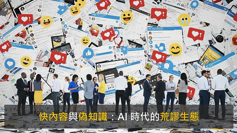 『快內容』與『偽知識』：AI 時代的荒謬生態