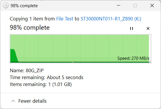 【開箱簡測】Seagate NAS (那嘶狼) IronWolf Pro 30TB ST30000NT011 硬碟效能簡測 (圖多)