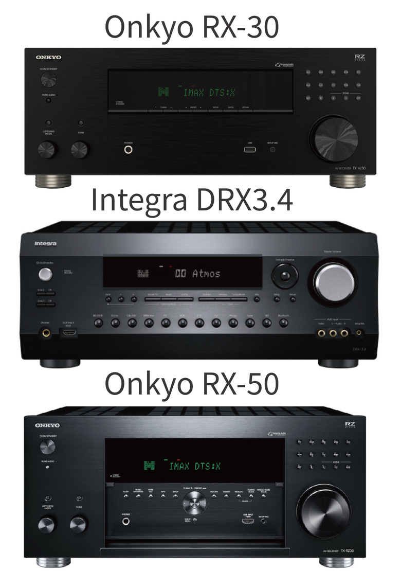 【阿洪開箱中】Onkyo RZ-30 環繞擴大機｜挑戰中階最強全頻 Dirac Live 環繞擴大機! RZ-30/Integra 3.4/RZ-50 規格比較
