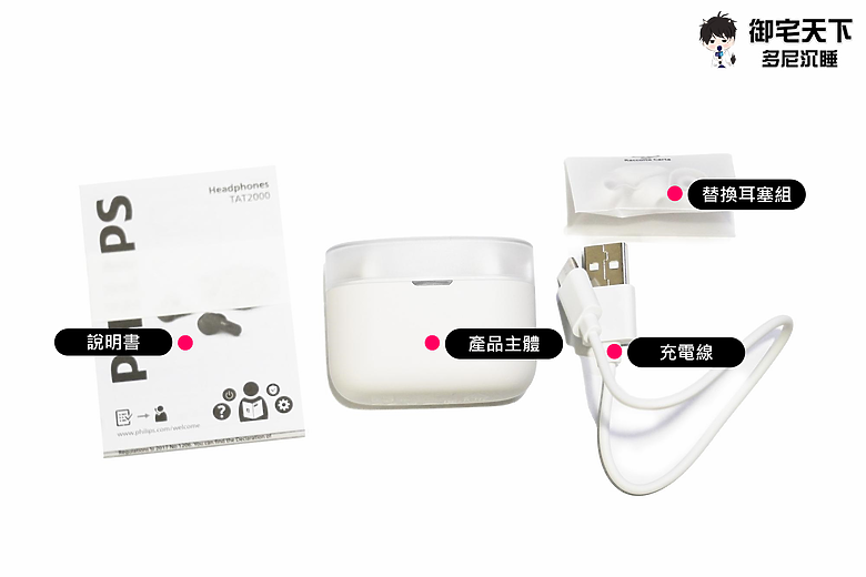 點我看大圖 開箱|PHILIPS City 系列 TAT2000 入耳式真無線藍牙耳機 - 小巧隨行,日常用戶的優質好選擇!