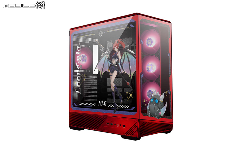 微星 GeForce RTX 5070 Ti 16G MLG Edition 魔龍姬版本顯示卡開箱 以獨特艷紅設計賦予火熱性能