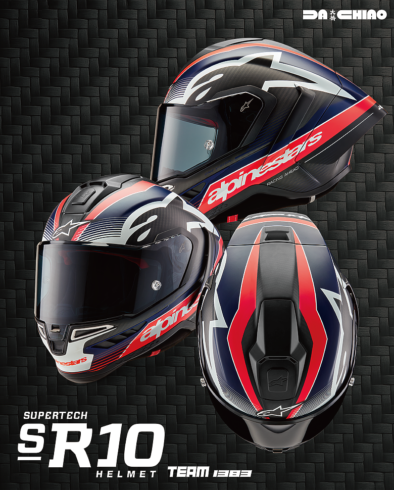 Alpinestar S-R10 競技用安全帽正式開賣！3萬塊入手GP等級先進技術！