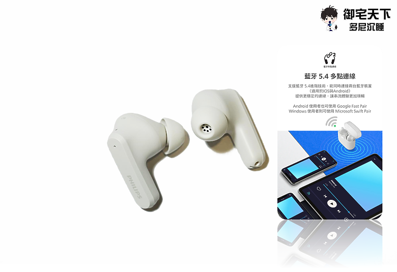 點我看大圖 開箱|PHILIPS City 系列 TAT2000 入耳式真無線藍牙耳機 - 小巧隨行,日常用戶的優質好選擇!