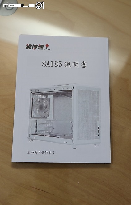 點我看大圖 視博通 SA185 簡約網狀 M-ATX 千元 Type C 機殼