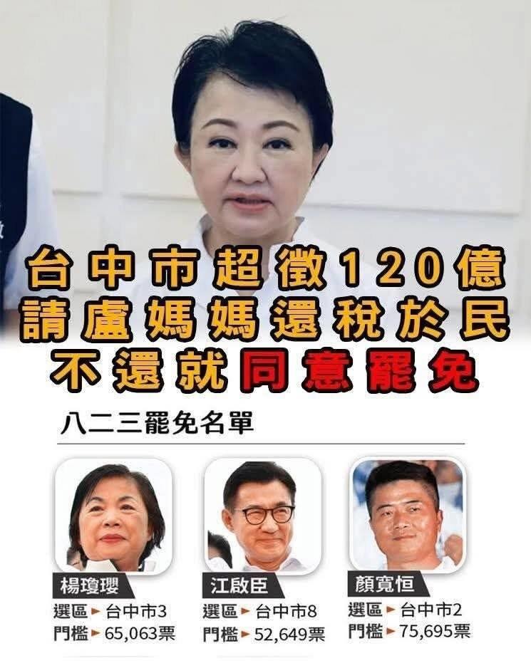 還稅於民發現金?地方不跟進? 普發四萬是哏圖?盧媽不認帳?