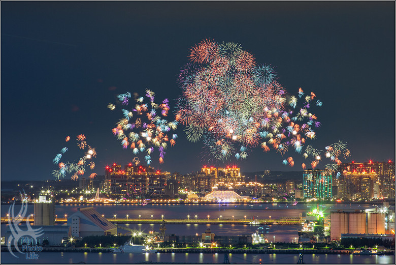 20250810淡水漁人碼頭仲夏繽紛樂煙火秀．首部曲《戀愛永恆》