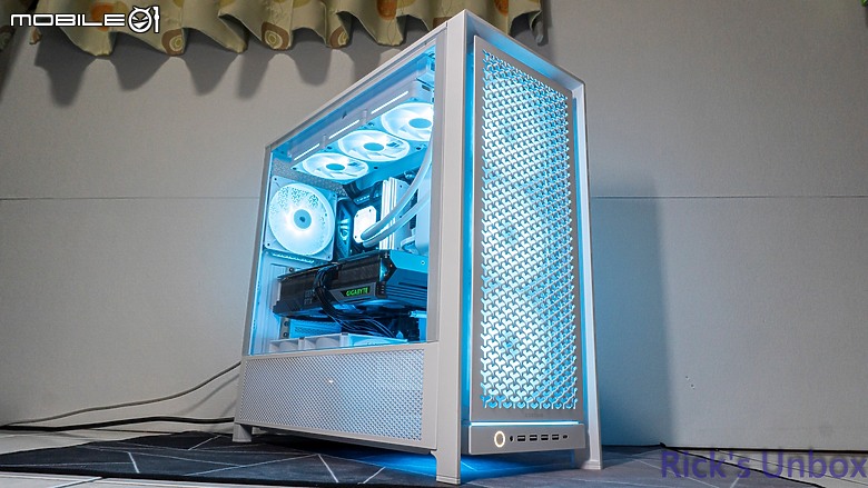 【開箱】高模組化頂級中塔機殼 | CORSAIR FRAME 5000D RS ARGB WHITE