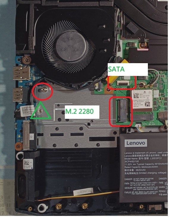 聯想 Lenovo IdeaPad Gaming 3 如何升級 RAM 和 M.2 2280/2242 NVMe SSD