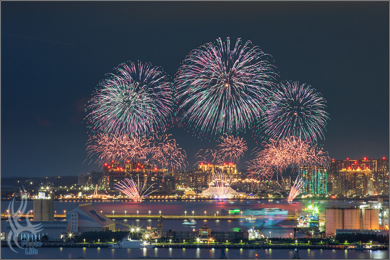 20250810淡水漁人碼頭仲夏繽紛樂煙火秀．首部曲《戀愛永恆》
