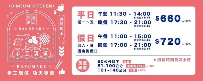 點我看大圖 桃園藝文特區港點吃到飽「村民食堂廚窗港點」不用700元爽吃80道|癡吃霞與凌犬崔西
