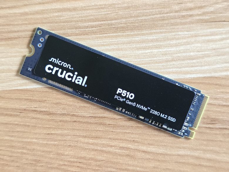 穩中求勝Micron美光Crucial P510 PCIe Gen5 NVMe M.2 SSD固態硬碟1TB開箱