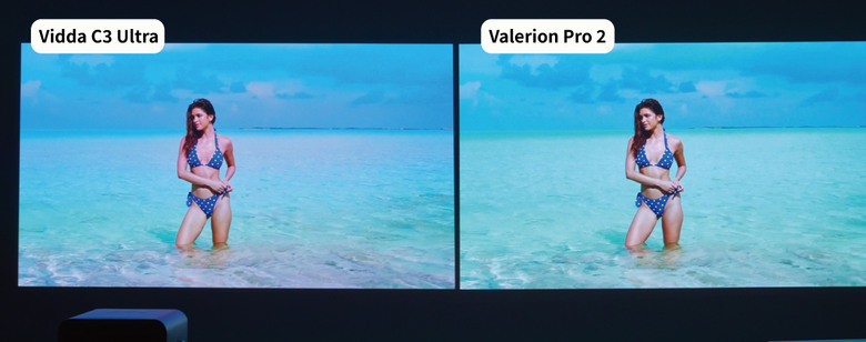 【阿洪開箱中】2025年 4K 中長焦投影機性價比之爭 超越前代:Vidda C3 Ultra 正面挑戰 Valerion Pro 2 (影片置底)