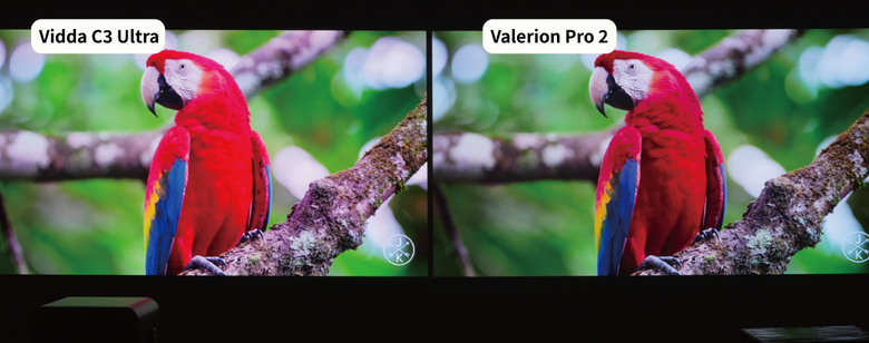 【阿洪開箱中】2025年 4K 中長焦投影機性價比之爭 超越前代:Vidda C3 Ultra 正面挑戰 Valerion Pro 2 (影片置底)