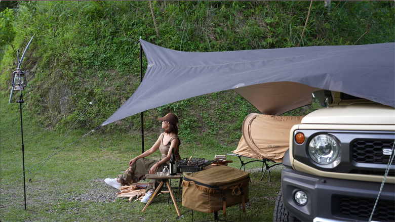 【SOLO CAMPING】女子單人露營｜電視台跟拍採訪｜為什麼60歲要挑戰單人車泊｜導演倒數5秒演員魂就上身｜拉拉姐的故事 #巴萬五峰露營區