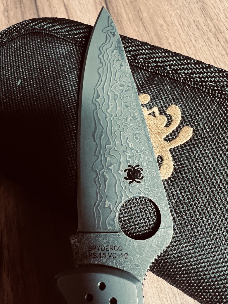 SPYDERCO ENDURA 大馬士革折刀
