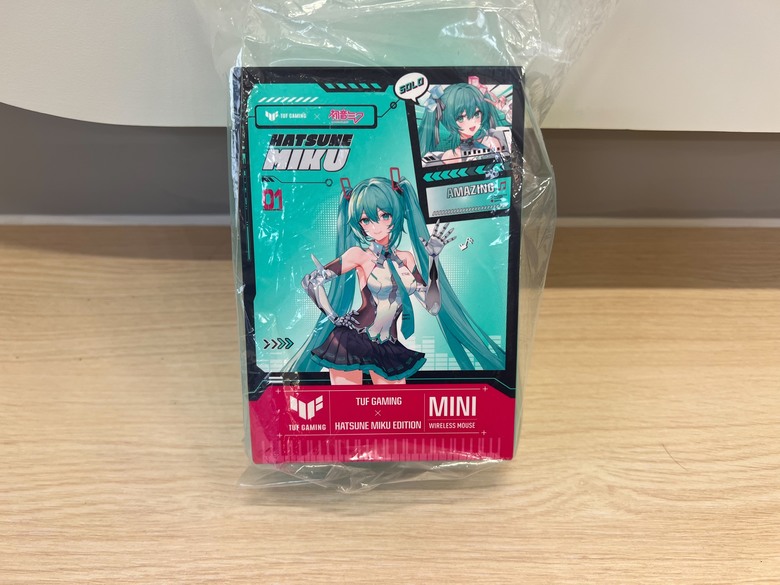 [開箱] TUF Mini Wireless 初音聯名無線滑鼠