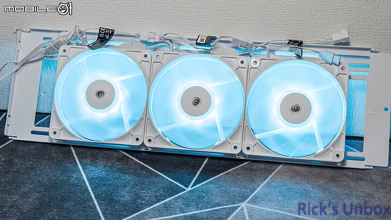 【開箱】海盜船平價短線串接風扇 | CORSAIR RS120-R ARGB PWM WHITE
