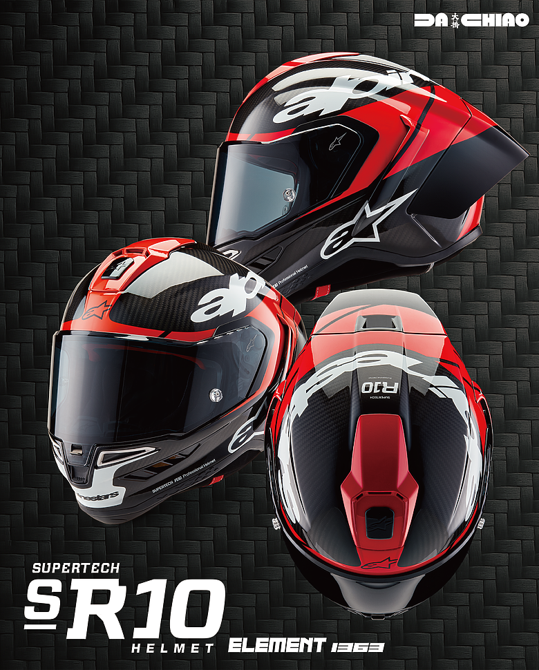 Alpinestar S-R10 競技用安全帽正式開賣！3萬塊入手GP等級先進技術！