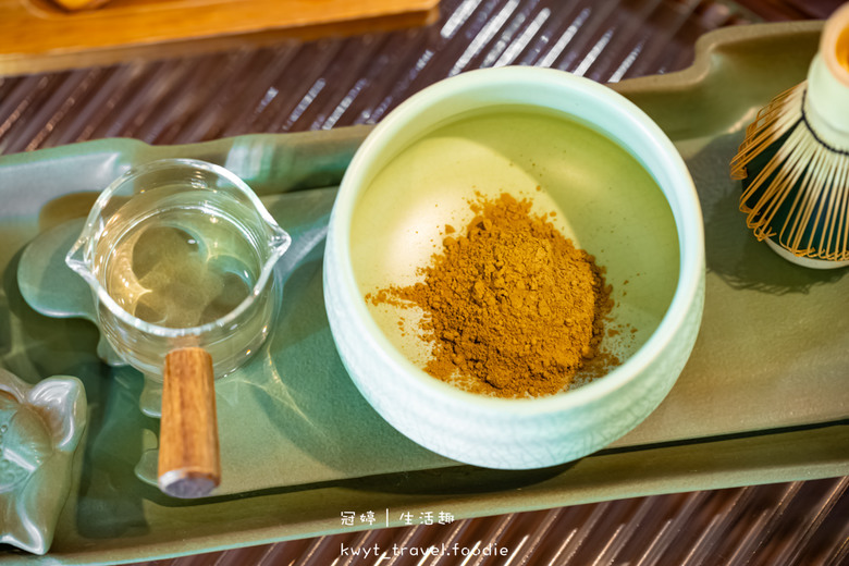 點我看大圖 秒到京都體驗手刷茶!在古蹟裡手刷台灣茶,台南秘境茶館,府東創意森林園區半日遊_2025菜單