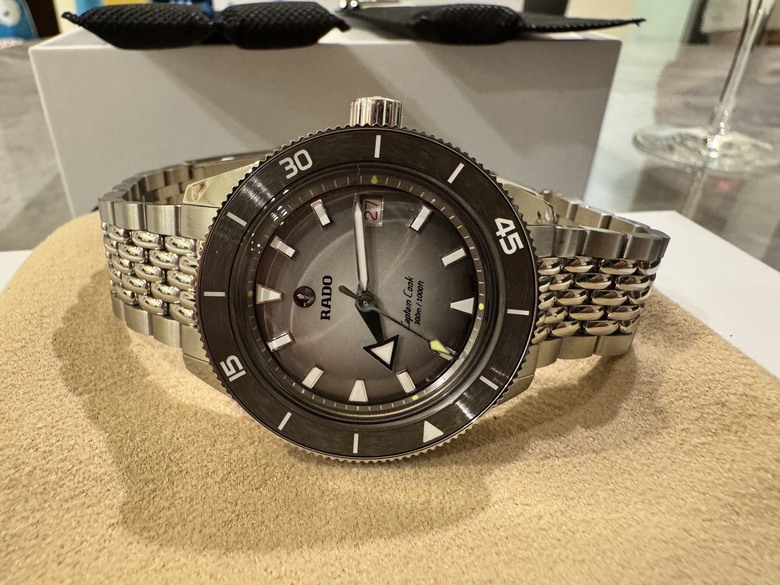 點我看大圖 開箱_RADO_Captain Cook ft. Tennis Limited Edition