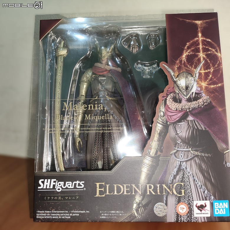 【模型開箱】艾爾登法環『S.H.Figuarts 米凱拉的鋒刃 瑪蓮妮亞』可動完成品