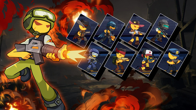 《火柴人戰爭》 Stickman War: Epic Idle RPG 8月19日更新 火柴人勇闖殭屍末日!放置RPG × 召喚英雄 × 狂暴射擊 挑戰外星怪物與傳奇BOSS 進化最強獵殺者