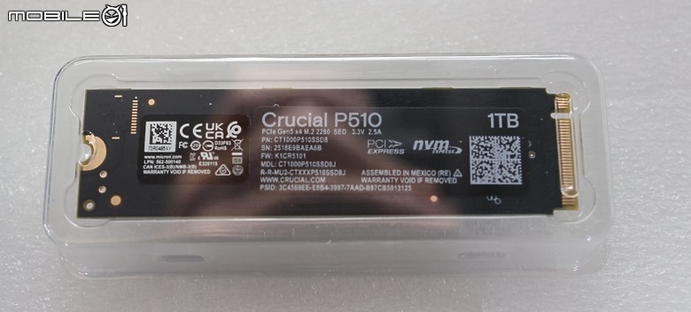 三年後 Gen 5 SSD 平價時代終於來臨 Micron Crucial P510