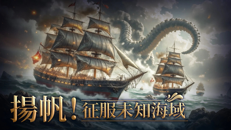 《黃金路線：霸王》 Golden Route:Overlord 8月22日 震撼啟航 大航海冒險 RPG | 三大陣營 4名角色 家園建設、海戰、貿易、探險等多種玩法 打造海上最強艦隊 開啟海洋征途