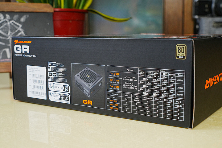 (開箱) 穩定,高CP值選擇 Cougar 美洲獅 GR 750W 金牌 ATX 3.1電源供應器 (開箱) 穩定,高CP值選擇 Cougar 美洲獅 GR 750W 金牌 ATX 3.1電源供應器