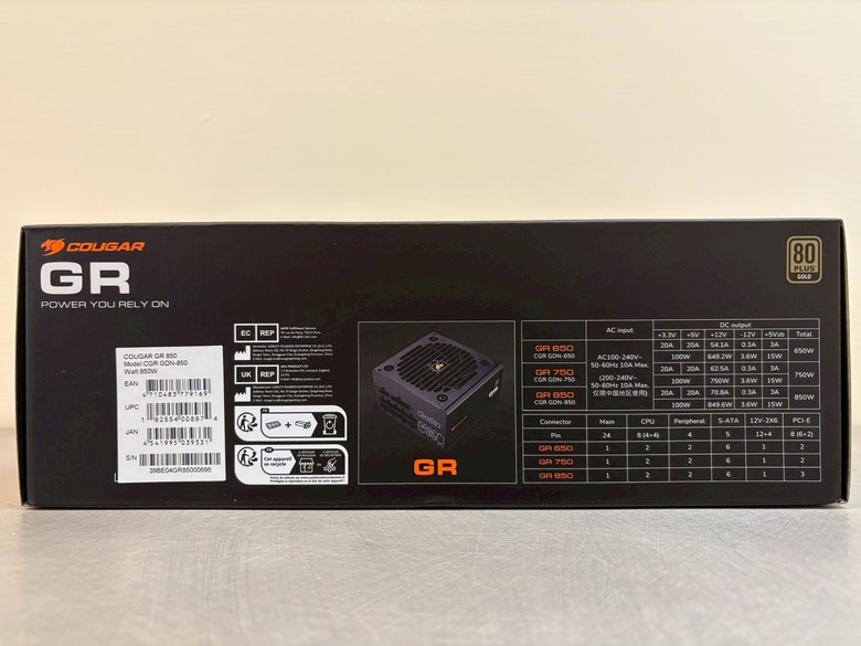 「金石之策，堅如磐石」COUGAR GR850 ATX 3.1 金牌全模組 電源供應器 產品體驗 心得分享