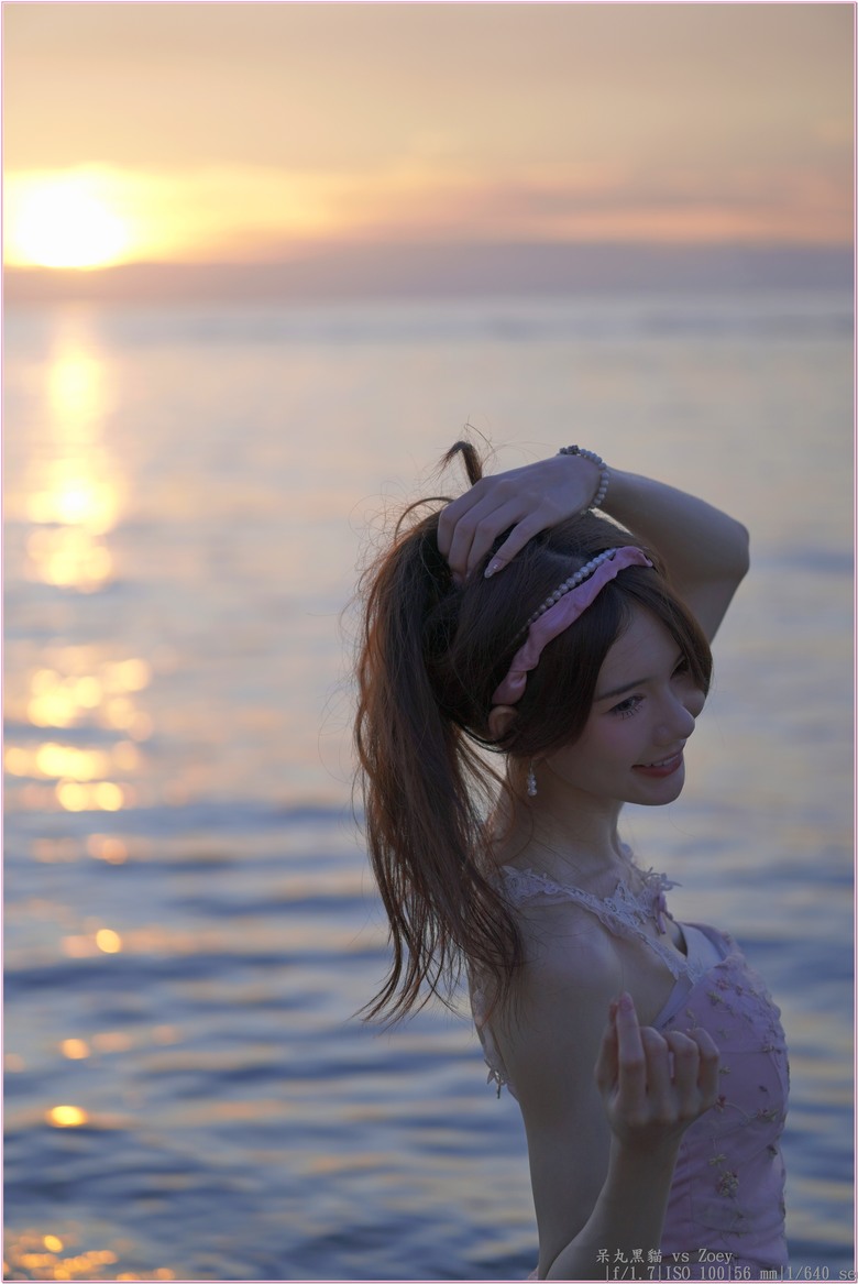 【 陽光沙灘俏Zoey 】淺水灣的夕陽照及臨時雨隨拍分享!