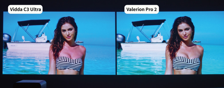 【阿洪開箱中】2025年 4K 中長焦投影機性價比之爭 超越前代:Vidda C3 Ultra 正面挑戰 Valerion Pro 2 (影片置底)