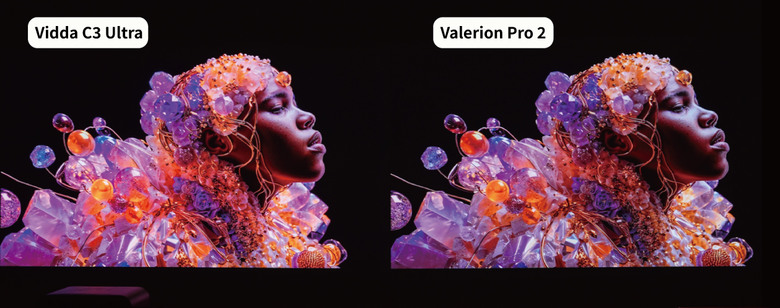 【阿洪開箱中】2025年 4K 中長焦投影機性價比之爭 超越前代:Vidda C3 Ultra 正面挑戰 Valerion Pro 2 (影片置底)