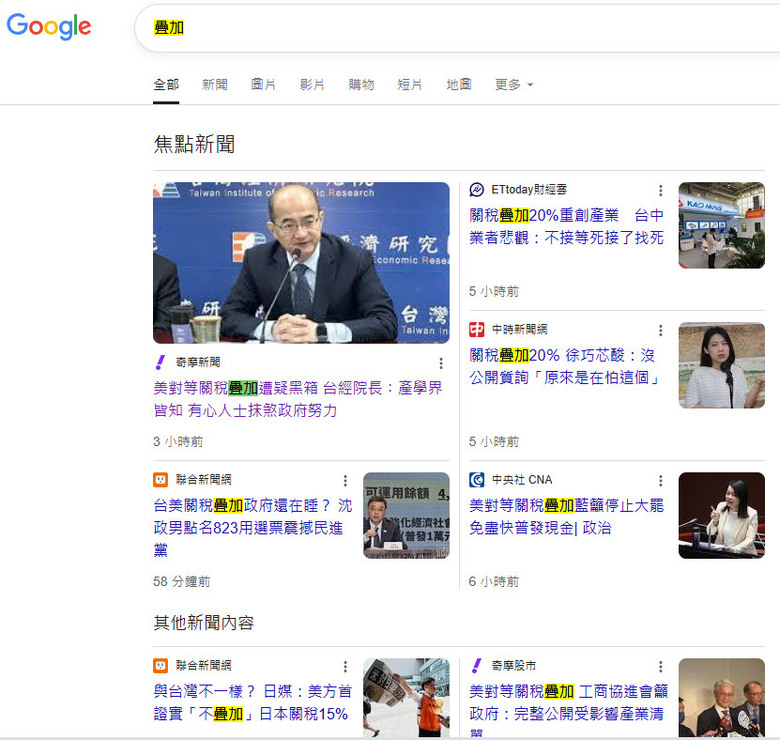 疊加 與 累加 有無不同 ?