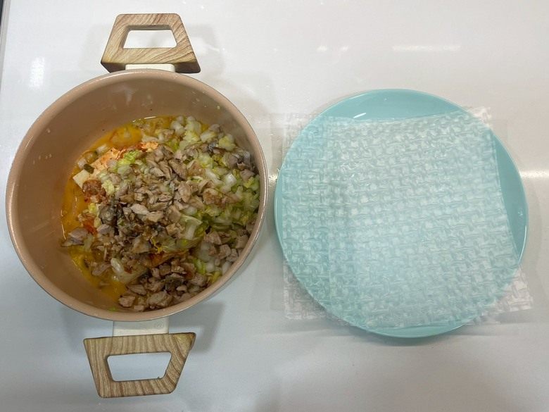 減脂必吃！米紙鮪魚肚豆腐捲