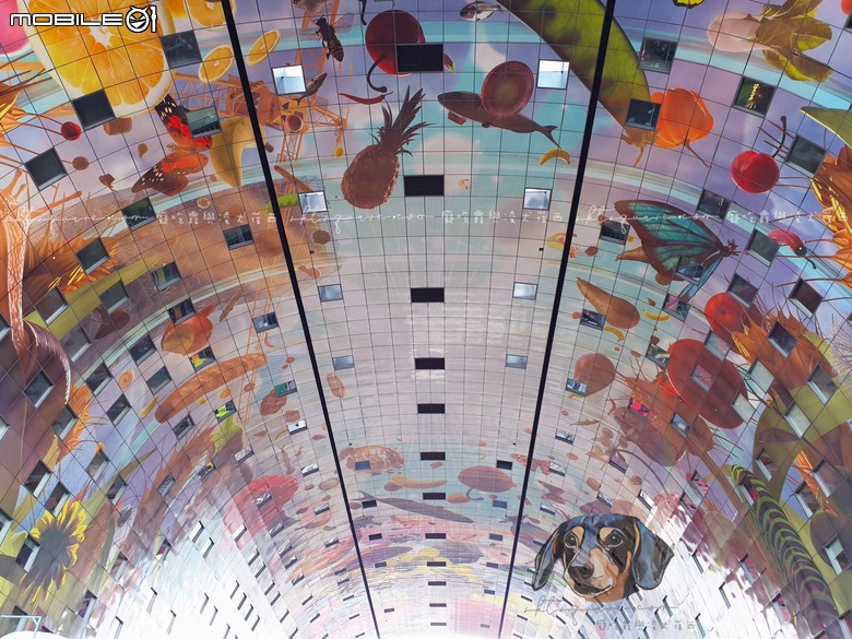 荷蘭鹿特丹 Markthal 拱廊市場：建築藝術與生活共存的城市空間｜癡吃霞與凌犬崔西