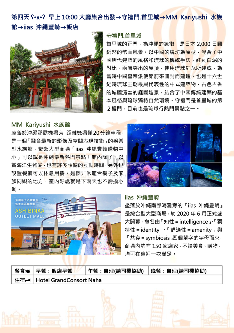 花6萬2報名沖繩行程,這價格合理嗎?
