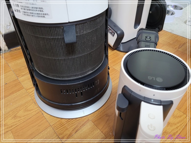 暑假家庭好幫手-LG A9X-Steam 乾濕全能無線吸塵器-All in one一台搞定吸塵、拖地再加自動集塵,真是好神器!!