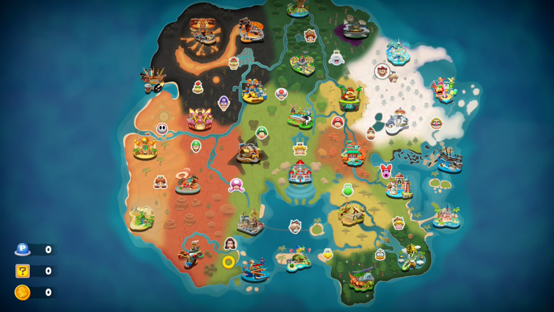 『瑪利歐賽車開放世界』尋找問號板