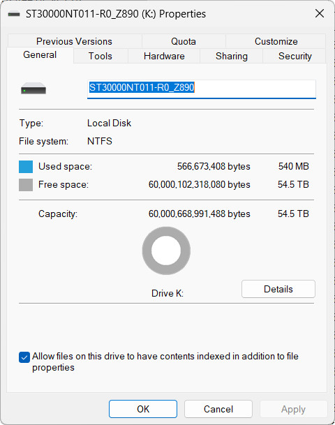 【開箱簡測】Seagate NAS (那嘶狼) IronWolf Pro 30TB ST30000NT011 硬碟效能簡測 (圖多)